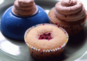 Raspberry-Cupcake