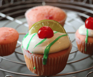 Cherry-Limeade-Cupcake